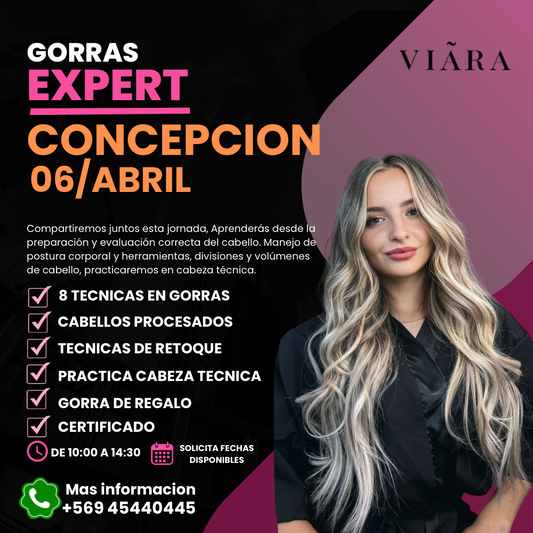CURSO GORRAS EXPERT- Curso Peluqueria, Curso Estilista, Perfeccionamiento Mechas, Curso Gorra Peluqueria, Curso Rubias.