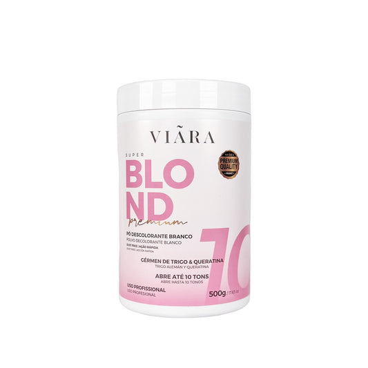 SUPERBLOND - Decolorante, Polvo Decolorante para Rubios, Aclarador en Polvo para el Cabello, 10 Tonos.