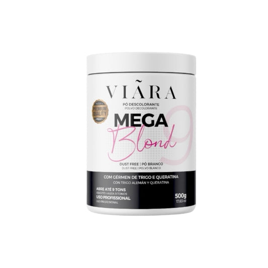 MEGABLOND - Decolorante, Polvo Decolorante para Rubios, Aclarador en Polvo para el Cabello, 9 Tonos.