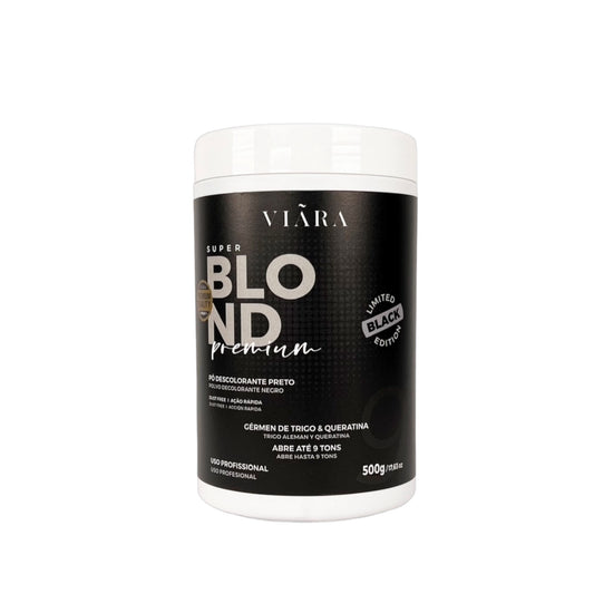 SUPERBLOND BLACK - Decolorante, Polvo Decolorante para Rubios, Aclarador en Polvo para el Cabello, 10 Tonos.